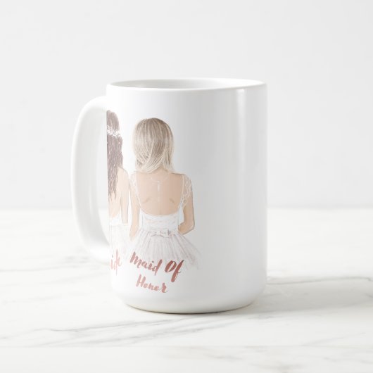 Wirst du meine Trauzeugin sein? Kaffeetasse (Vorderseite Links)