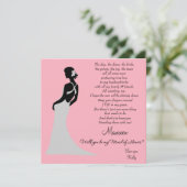 Wirst du meine Trauzeugin sein? Karte (Stehend Vorderseite)