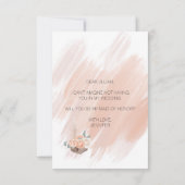 Wirst du meine Trauzeugin sein, moderne Boho Pink (Rückseite)