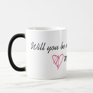"Wirst du meine Trauzeugin sein?" Tasse