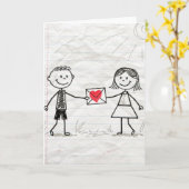 Wirst du meine Valentinsliebe sein - Karte (Gelbe Blume)