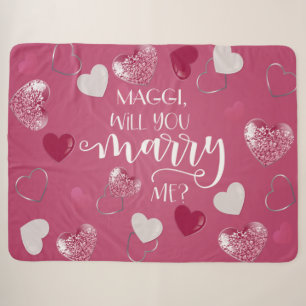 Wirst du mich heiraten Skript & Custom Sherpadecke