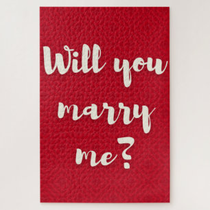 Wirst du mich heiraten? Valentins-Jigsaw-Puzzle Puzzle