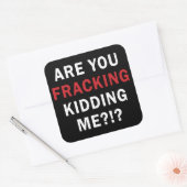 Wirst du mich krank machen? -Quadratische Aufklebe Quadratischer Aufkleber (Umschlag)