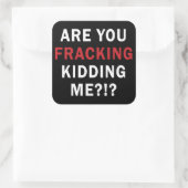 Wirst du mich krank machen? -Quadratische Aufklebe Quadratischer Aufkleber (Tasche)