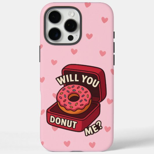 Wirst du mich spenden? Niedlicher Donut-Vorschlag Case-Mate iPhone Hülle (Rückseite)