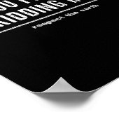 Wirst du mir eine lange Erkundung des Öls vorentha Poster (Ecke)