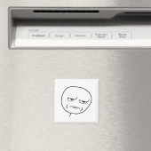 Wirst du mir Rage Face Meme entführen? Magnet (In Situ (Geschirrspüler))