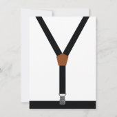 Wirst du mir weg geben - Tuxedo Krawatte Braces Va Einladung (Rückseite)