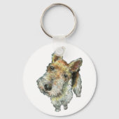 Wirthaarfächer Schlüsselanhänger (Vorderseite)