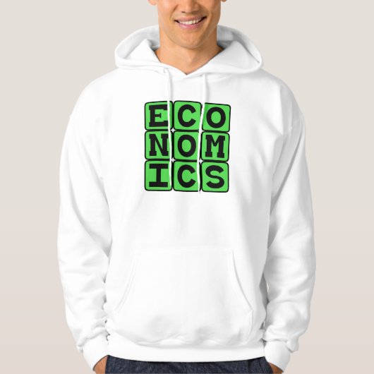 Wirtschaft, das Studium des Geldes Hoodie (Vorderseite)