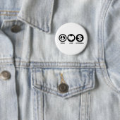 Wirtschaft der friedlichen Liebe Button (Beispiel)