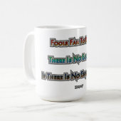 Wirtschaft gegen Umwelt Kaffeetasse (Vorderseite Links)