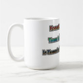 Wirtschaft gegen Umwelt Kaffeetasse (Links)