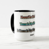 Wirtschaft gegen Umwelt Tasse (Vorderseite Links)