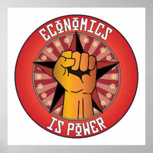 Wirtschaft ist Power Poster