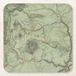 Wirtschaftliche Eigenschaften des New Mexiko Rechteckiger Pappuntersetzer