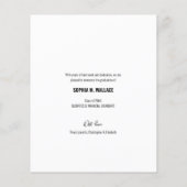 Wirtschaftliche Hochschulausbildung mit Foto (Rückseite)