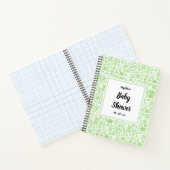 Wirtschaftliches Symbolmuster Notizblock (Innenseite)