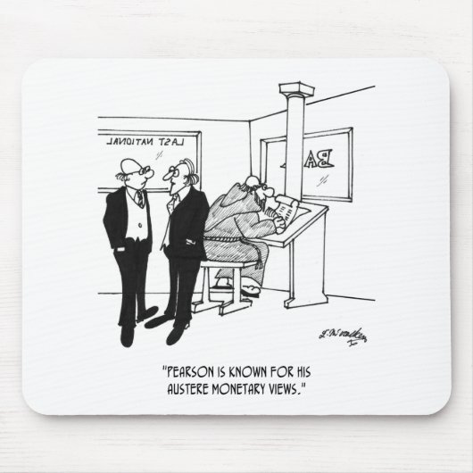 Wirtschafts-Cartoon 3996 Mousepad (Vorne)