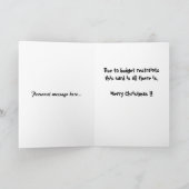 Wirtschafts-Weihnachtskarte Feiertagskarte (Innenseite)