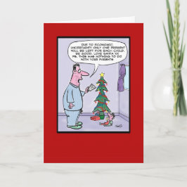 Wirtschafts-Weihnachtskarte Feiertagskarte