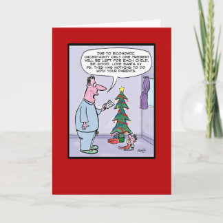 Wirtschafts-Weihnachtskarte Feiertagskarte