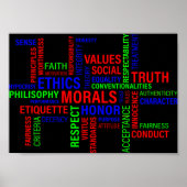 Wirtschaftsethik Poster (Vorne)