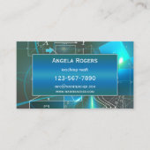 Wirtschaftskarte Mathematik Science Teacher Visitenkarte (Vorderseite)