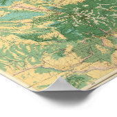 Wirtschaftskarte von Colorado Poster (Ecke)