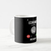 Wirtschaftslehrer Funny Economist-Geschenk Kaffeetasse (Vorderseite Links)