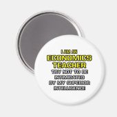 Wirtschaftslehrer...Überlegene Intelligenz Magnet (Vorderseite/Rückseite)