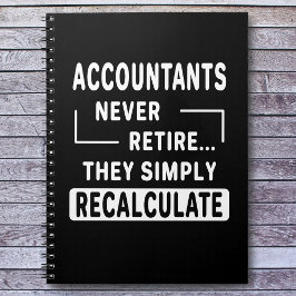 Wirtschaftsprüfer arbeiten nie an einem Büroarbeit Notizblock