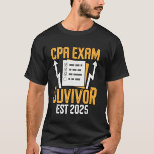 Wirtschaftsprüfer Buchhalter CPA Examen 2025 Prüfe T-Shirt