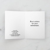 Wirtschaftsprüfer CPA 6 Buchhalter Jokes Funny Ret Karte (Innenseite)