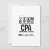 Wirtschaftsprüfer (CPA) Einladung (Vorderseite)