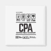 Wirtschaftsprüfer (CPA) Magnet (Vorne)