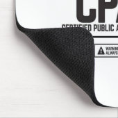 Wirtschaftsprüfer (CPA) Mousepad (Ecke)