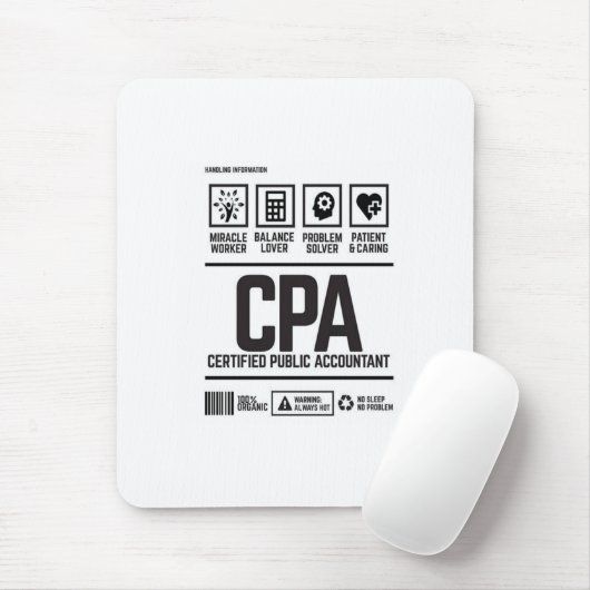 Wirtschaftsprüfer (CPA) Mousepad (Mit Mouse)