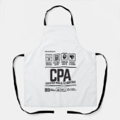 Wirtschaftsprüfer (CPA) Schürze (Vorderseite)
