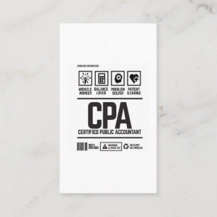 Wirtschaftsprüfer (CPA) Visitenkarte