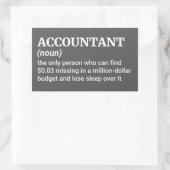 Wirtschaftsprüfer: Einer, der Ihre Finanzfehler be Rechteckiger Aufkleber (Tasche)