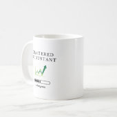 Wirtschaftsprüfer - Funny Finance Progress Gift Kaffeetasse (Vorderseite Links)