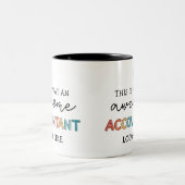 Wirtschaftsprüfer Funny Phantastisch Accountant CP Zweifarbige Tasse (Mittel)