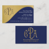 Wirtschaftsprüfer-Gewerbesteuern CPAs Visitenkarte (Vorne/Hinten)