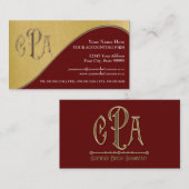 Wirtschaftsprüfer-Gewerbesteuern CPAs Visitenkarte (Vorne/Hinten)