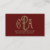 Wirtschaftsprüfer-Gewerbesteuern CPAs Visitenkarte (Rückseite)