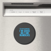 Wirtschaftsprüfer gut mit Zahlen Magnet (In Situ (Geschirrspüler))