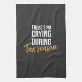 Wirtschaftsprüfer in der Steuersaison Geschirrtuch (Vertikal)