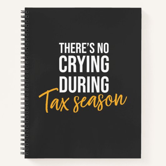 Wirtschaftsprüfer in der Steuersaison Notizblock (Vorderseite)